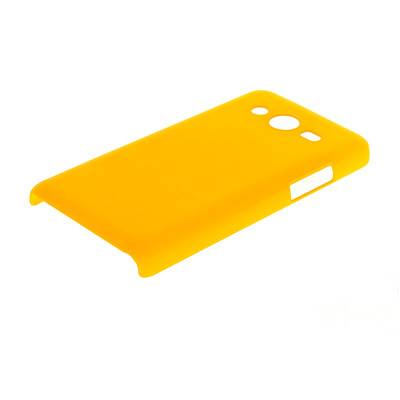 

MOONCASE Hard Rubberized Rubber Coating Devise Back Case Cover for Samsung Galaxy Core II 2 G355H Yellow