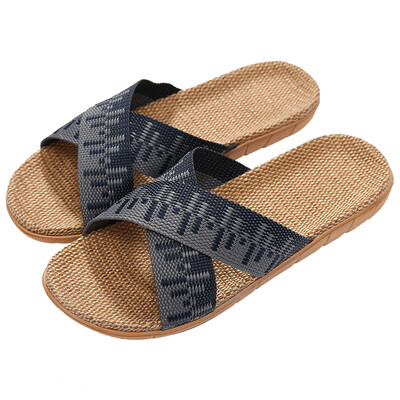 

Antarctic people Nanjiren slippers men&women models cotton&linen simple home seasons drag red 35-36 yards 19D016