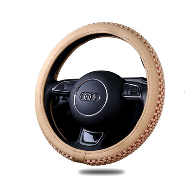 

Mavericks MUNIUREN Four Seasons Linen Car Steering Wheel Set M Medium Set Four Seasons Linen Beige