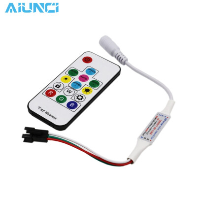 

14Key WS2811 / WS2812B Led Neon Remote Controller RF Digital Color Strip Light DC5V/DC12V