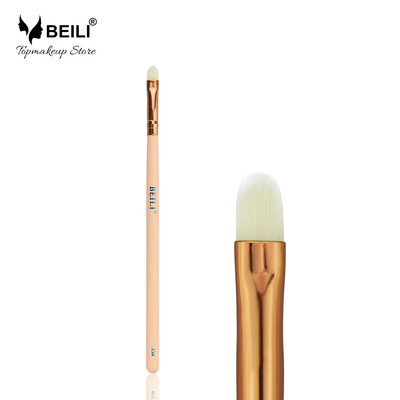 

BEILI Rosa 238 Einzel Synthetische Haar Aluminium Ferrule Präzise shader concealer Make-Up pinsel