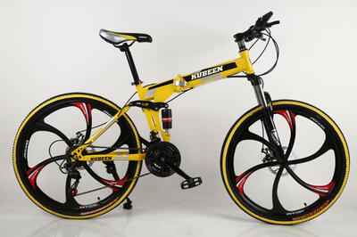 

KUBEEN mountain bike 26-inch steel 21-speed dual disc brakes variable speed bicycle