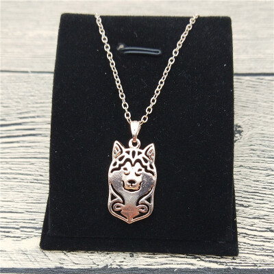 

New Alaskan Malamute Necklace Trendy Style Alaskan Malamute Pendant Necklace Women Pet Jewellery Fashion Animal Dog Jewellery