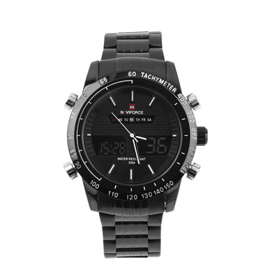 

NAVIFORCE NF9024B Военная двойной дисплей неделя Встречи Мужчины наручные часы Подарки