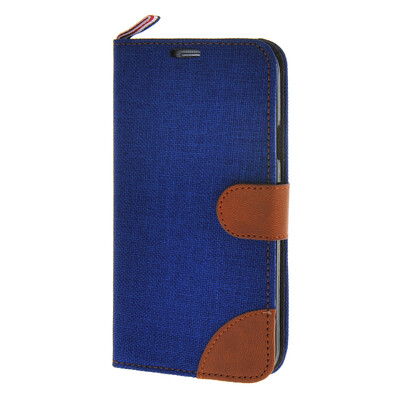

MOONCASE Galaxy S5 , Leather Wallet Flip Card Holder Pouch Stand Back ЧЕХОЛ ДЛЯ Samsung Galaxy S5 Dark blue