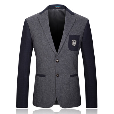

Necini™ Man'S Korean wave of new men's long-sleeved leisure suits men's fashion Slim thin suit