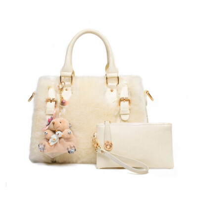 

Fashion women leather handbags Boston tote bags designer brand Bears messenger bags new women shoulder bags composite bags