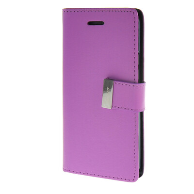 

MOONCASE чехол для HTC One M9 Flip Leather Wallet Card Slot Bracket Back Cover Purple
