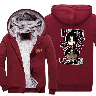 

Autumn Winter sweatshirt man fashion ITANHI One piece Anime LUffy hooded full sleeve thick hoodies USA size