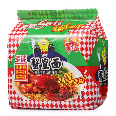 

Lucky Crab Yellow Noodle 75g5 Pack