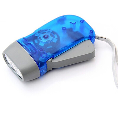 

Manual Power Generation Flashlight Hand Pressure Light Flashlight Mini Self Charging Small Flashlight 3LED Outdoor Products