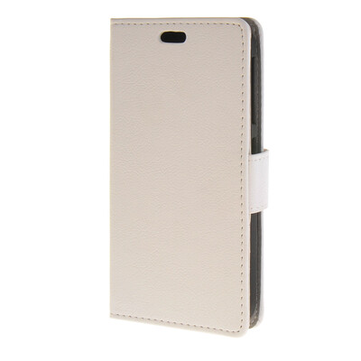 

MOONCASE Simple Leather Flip Wallet Card Slot Stand Back чехол для HTC Desire 320 White