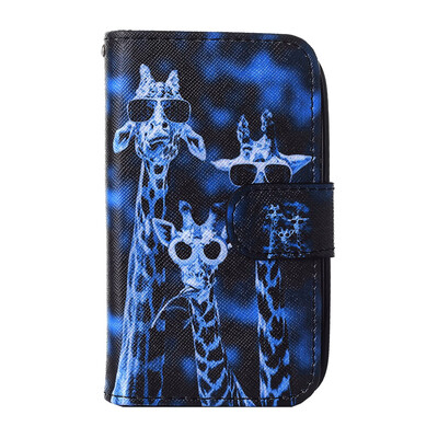 

MOONCASE чехол для Alcatel One Touch Поп С3 Флип PU Держатель карты Стенд Кожаный Чехол обложка Feature No.A10