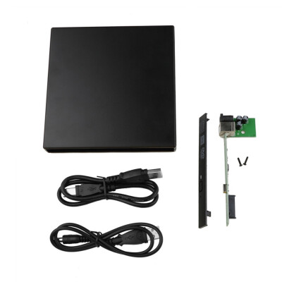 

Портативный USB 2.0 DVD CD Dvd-rom SATA Внешний Корпус Тонкий для Ноутбуков Notebook