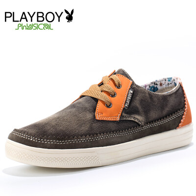 

PLAYBOY brand,Autumn New in 2015,Leisure,Low top ,Canvas ,Men's shoes