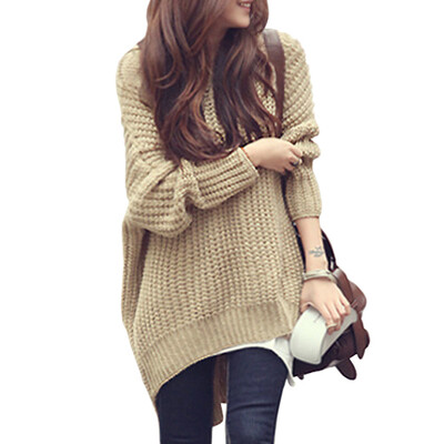 

CT&HF Women Casual Winter Loose Pullover Sweater