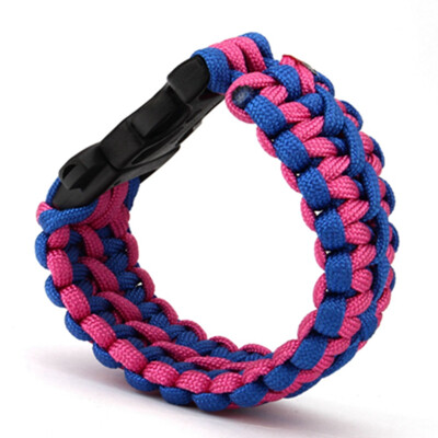 

Paracord Cord Survival Wristband Camping Hiking Bracelet Outdoor Sports Emergent