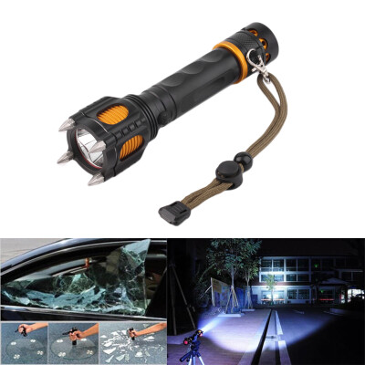 

6 Modes 2000LM Tactical Self-Defense Audible Alarm XM- T6 LED Flashlight