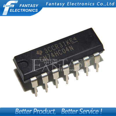 

50PCS SN74HC04N DIP14 SN74HC04 DIP 74HC04N 74HC04 new and original IC free shipping