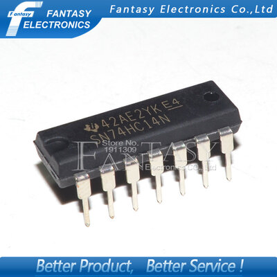 

10PCS SN74HC14N DIP14 SN74HC14 DIP 74HC14N 74HC14 new and original IC free shipping