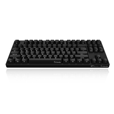

AKKO Ducky Zero 3087 cherry shaft mechanical keyboard 87 key original cherry axis PBT side engraved black red axis game keyboard wired keyboard