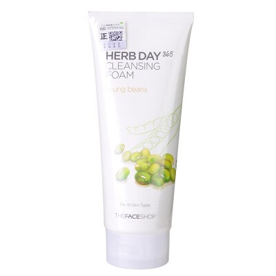 

THE FACE SHOP Daily Herbal Green Foam Cleansing Foam 170g Face Cleanser Exfoliating & Moisturizing