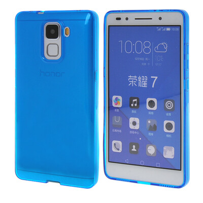 

MOONCASE чехол для Huawei Honor 7 Flexible Durable Soft Gel TPU Silicone Skin Slim Cover Dark Blue