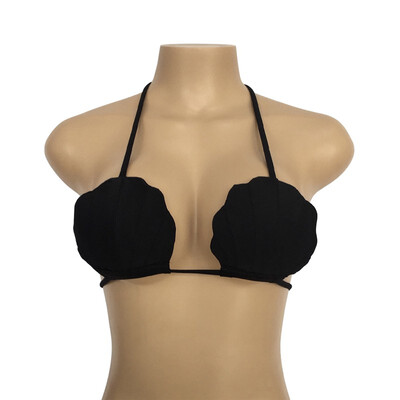 

2018 Fashion Shell Shape Sexy Womens Bra Strappy Bathing Bandage Bikini Top Bikini Swimwear