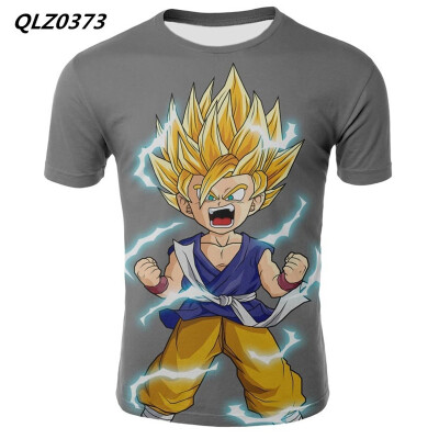 

Multi-style Seven Dragon Ball Anime Print T-shirt Mens Fashion Short-sleeved Casual T-shirt Summer Cool Cotton T-shirt