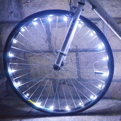 

Велосипед Велоспорт 20 светодиодов Цветной прохладный безопасности Spoke Wheel Light Велосипед аксессуары