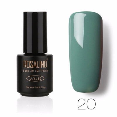 

ROSALIND Gel 1S 7ml DIY Blossom Gel Polish Professional Soak Off UV For Manicure Nail Art Semi Vernis Permanant Gel Lacquer