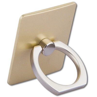 

KOOLIFE mobile phone portable bracket metal finger buckle bracket creative accessories car lazy stent for iPhone 6S Samsung Huawei&other mobile phone flat gold