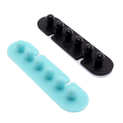 

New 2Pcs Home Wall Plug Outlet Cable Holder Clips Organizer Winder Save Power