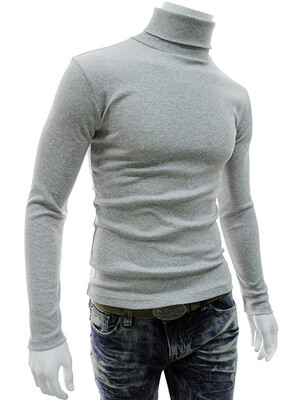 

Mens Winter Slim Warm Pullover Fit Turtleneck Knit Top Coat Knitwear Sweater