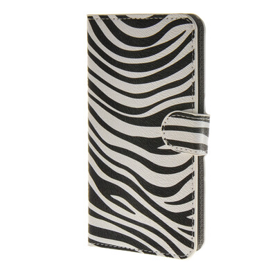 

MOONCASE Zebra style Leather Wallet Flip Card Slot Stand Pouch чехол для HTC Desire 620 A07