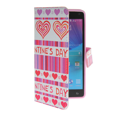 

MOONCASE Pattern Style Leather Side Flip Wallet Card Slot Pouch Stand Shell Back ЧЕХОЛ ДЛЯ Samsung Galaxy Note 4 N9100