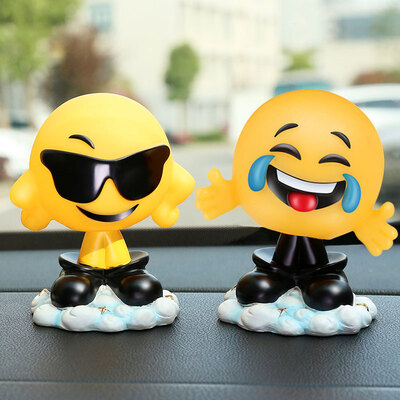 

Guangyin car ornaments shaking head car accessories car interior decoration car supplies cartoon expression pack two