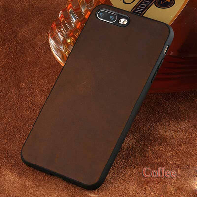 

LANGSIDI натуральный кожаный чехол для iPhone 7 Plus Case Vintage Crazy skin skin All-inculsive Cover