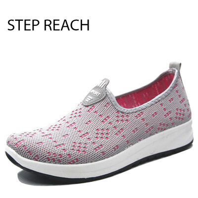 

Women shoes Slip Ons Breathable Mesh Outdoor Sports All Matched Shoes Flats women tenis feminino