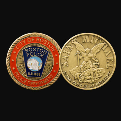 

American police coin lucky eagle coin challenge coins