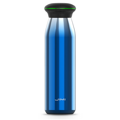 

Jimmy JIMI Smart Cup Childrens Temperature Reminder Creative Cup Display Temperature 316 Stainless Steel Creative Insulation Cooling Cup 400mlS1 Plus Gray
