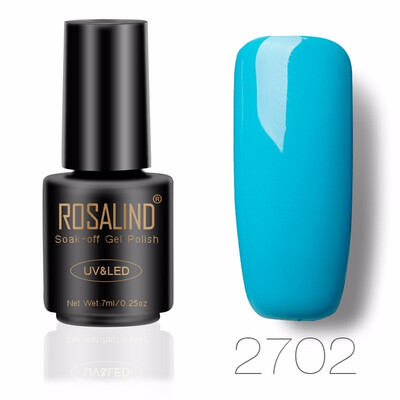 

ROSALIND 7ML Nail Polish Gorgeous Color Nail Gel Polish Vernis Semi Permanent Top Coat Base Coat Gel Nail Varnishes gel lacquer