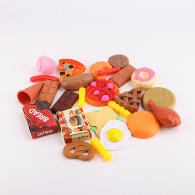 

BOOM LIGHT Pretend Play Food Set Kitchen Food Toys Set Of 26 Pcs Educational Early Age Basic Skills Development XG26-1
