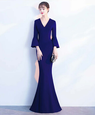 

Mermaid Evening Dress Three Seasons Frill Long Special Dress Dress 2018