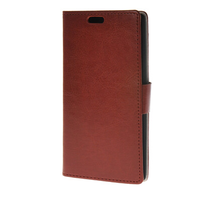 

MOONCASE Leather Side Flip Wallet Card Holder Stand Shell Pouch ЧЕХОЛ ДЛЯ LG G4 Brown