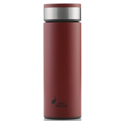 

Jie Yajie Insulation Cup ladies Cup 430ml with filter tea leak 304 stainless steel vacuum cup AO43 wine red