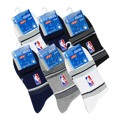 

NBA баскетбол носки мужские носки случайные носки эластичные носки хлопок носки установлены 6 пар