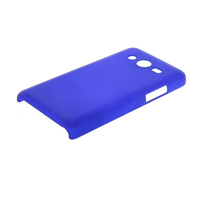 

MOONCASE Hard Rubberized Rubber Coating Devise Back ЧЕХОЛ ДЛЯ Samsung Galaxy Core II 2 G355H Blue