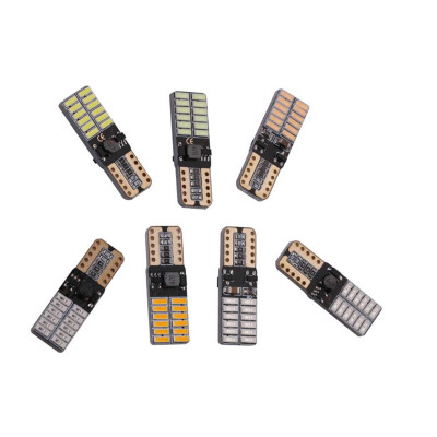

10pcs ledT10 indicator wide lamp 24smd truck led12v-24v license plate lamp modification general motors
