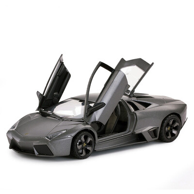 

RASTAR Starlight Car Model 124 Alloy Lamborghini Reventon Mad Bull Simulation Sports Car Model Collection Car Decoration Accessories Silver Grey